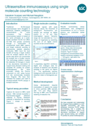 Ultrasensitive immunoassays using single molecule counting technology poster