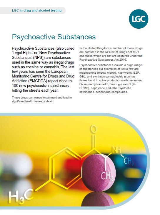 LGC Psychoactive substances