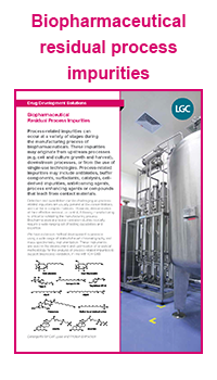 LGC Biopharmaceutical residual process impurities fact sheet