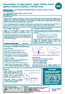 LGC Benchmarking Glucagon-specific Ligand Binding Assays against a Sensitive Qualified LC-MS/MS Assay POSTER