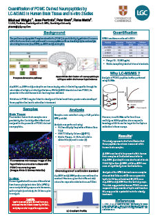 LGC Quantification of POMC derived Neuropeptides by LC-MS/MS poster